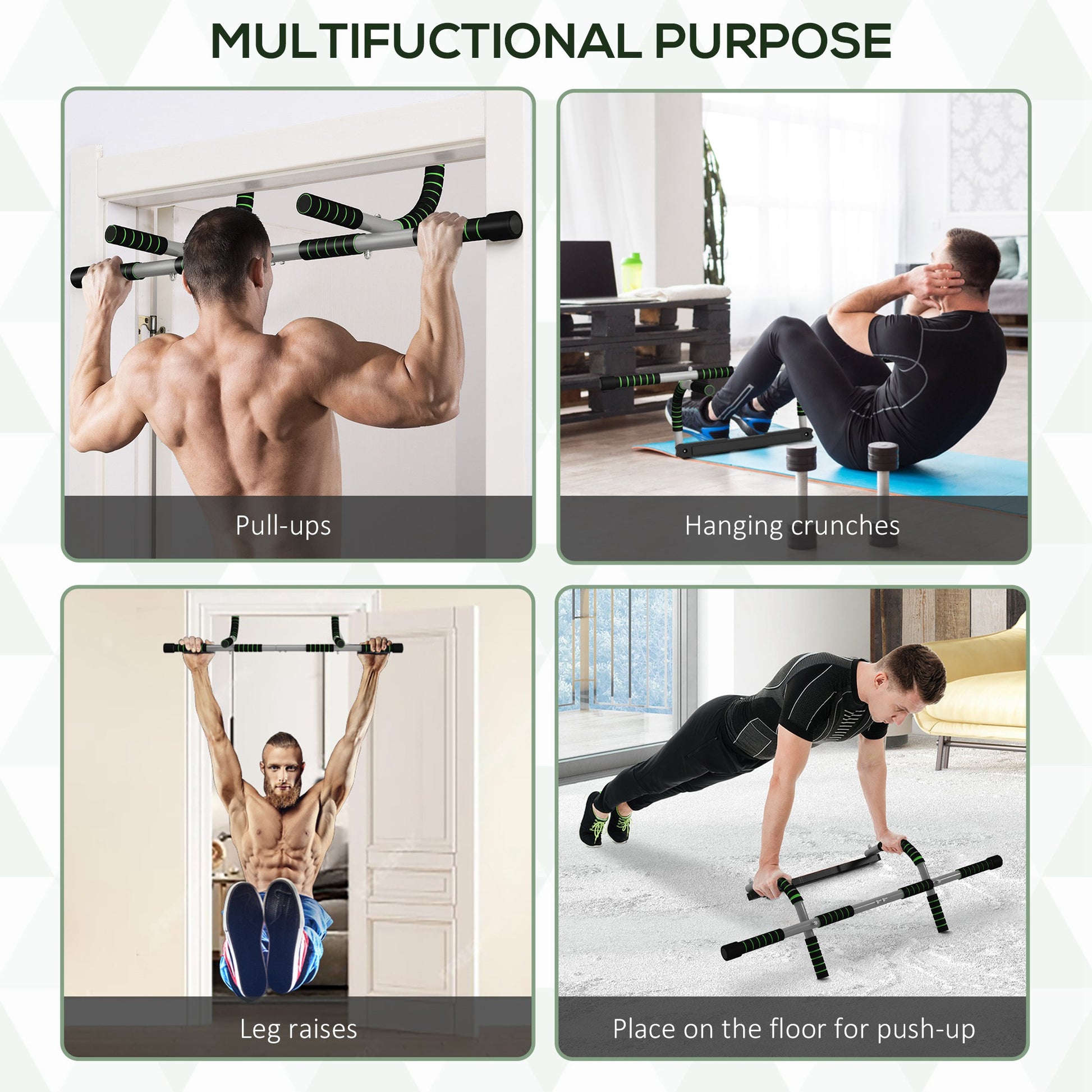 ZenPloyee Multifunctional Pull Up/ Push Up Bar