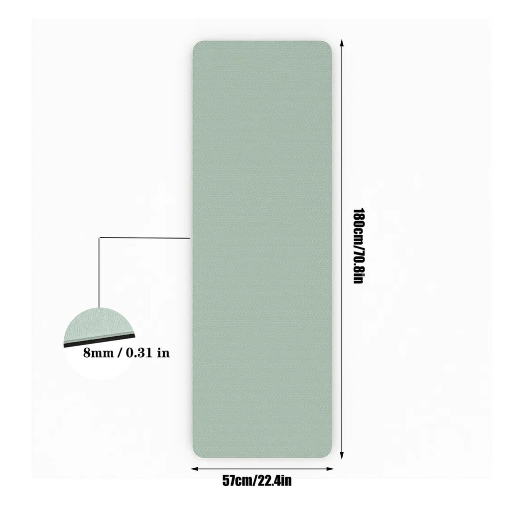 ZenMat Pro – 1/3" Thick Double-Sided Non-Slip Yoga Mat